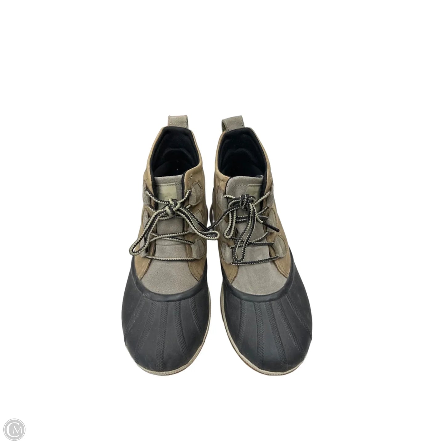 Boots Snow By Sorel In Black & Tan, Size: 10