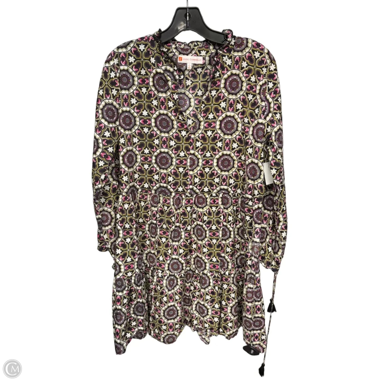 Dress Casual Midi By Jude Connally In Purple & White, Size: L