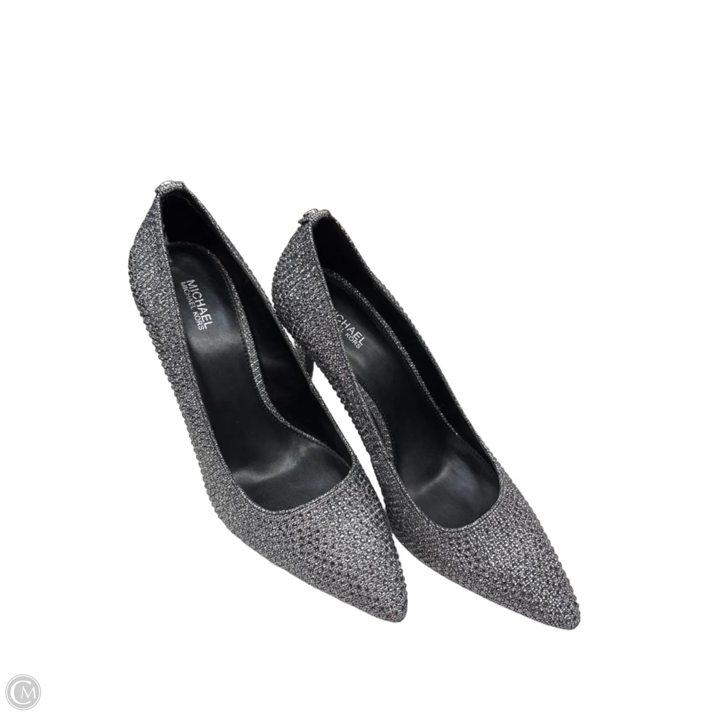 Shoes Heels Stiletto By Michael By Michael Kors In Silver, Size: 9