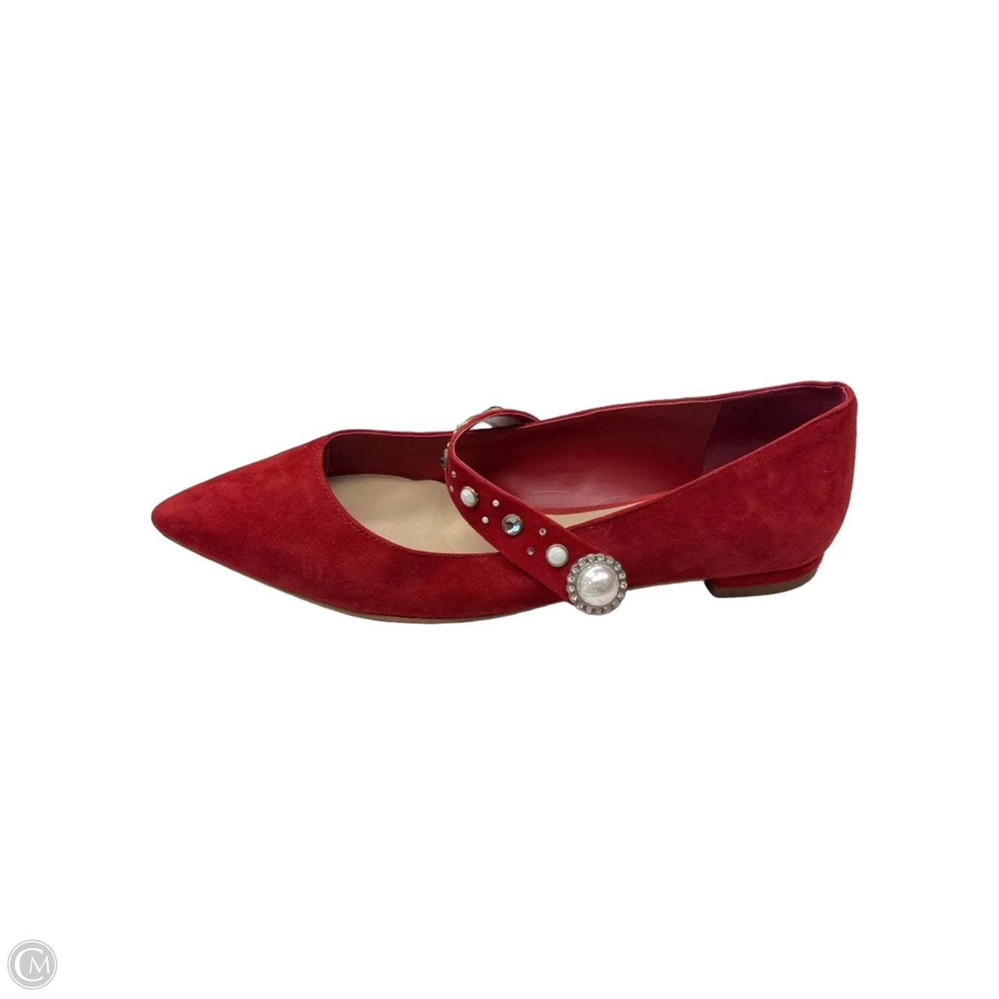 Shoes Flats By Lord And Taylor In Red & White, Size: 9