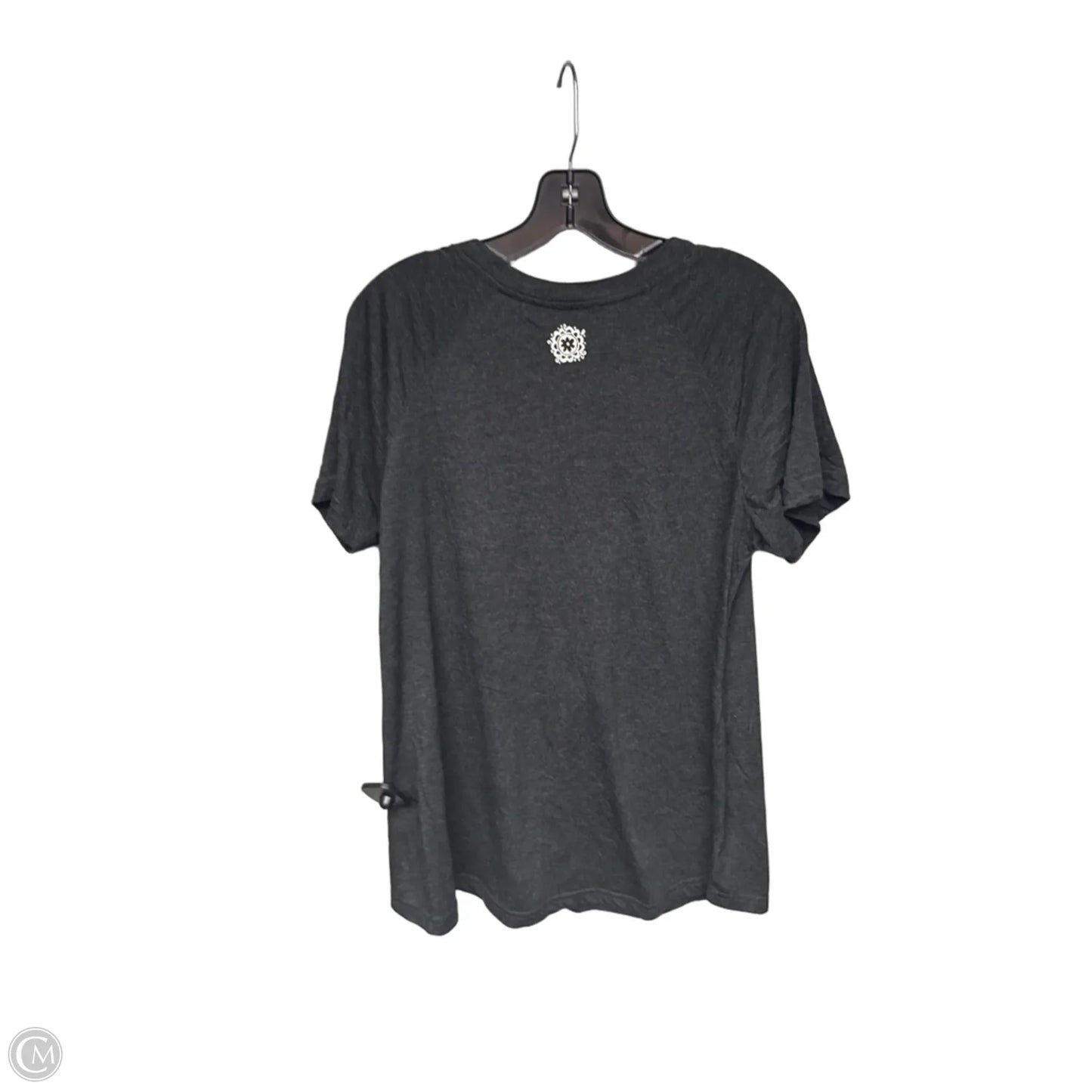 Top Short Sleeve By Natural Life In Black & Orange, Size: Xl