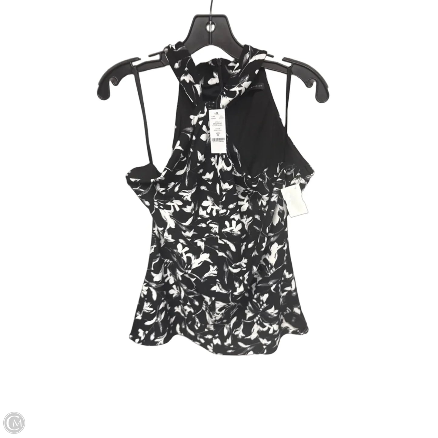 Top Sleeveless By White House Black Market In Black & White, Size: M
