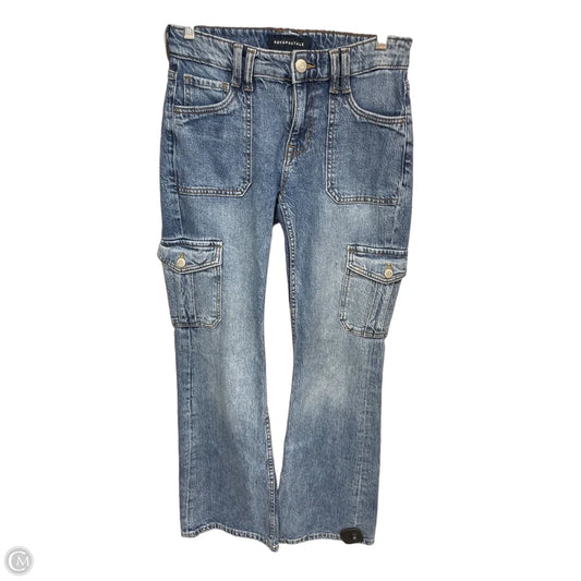 Jeans Flared By Aeropostale In Blue Denim, Size: 2