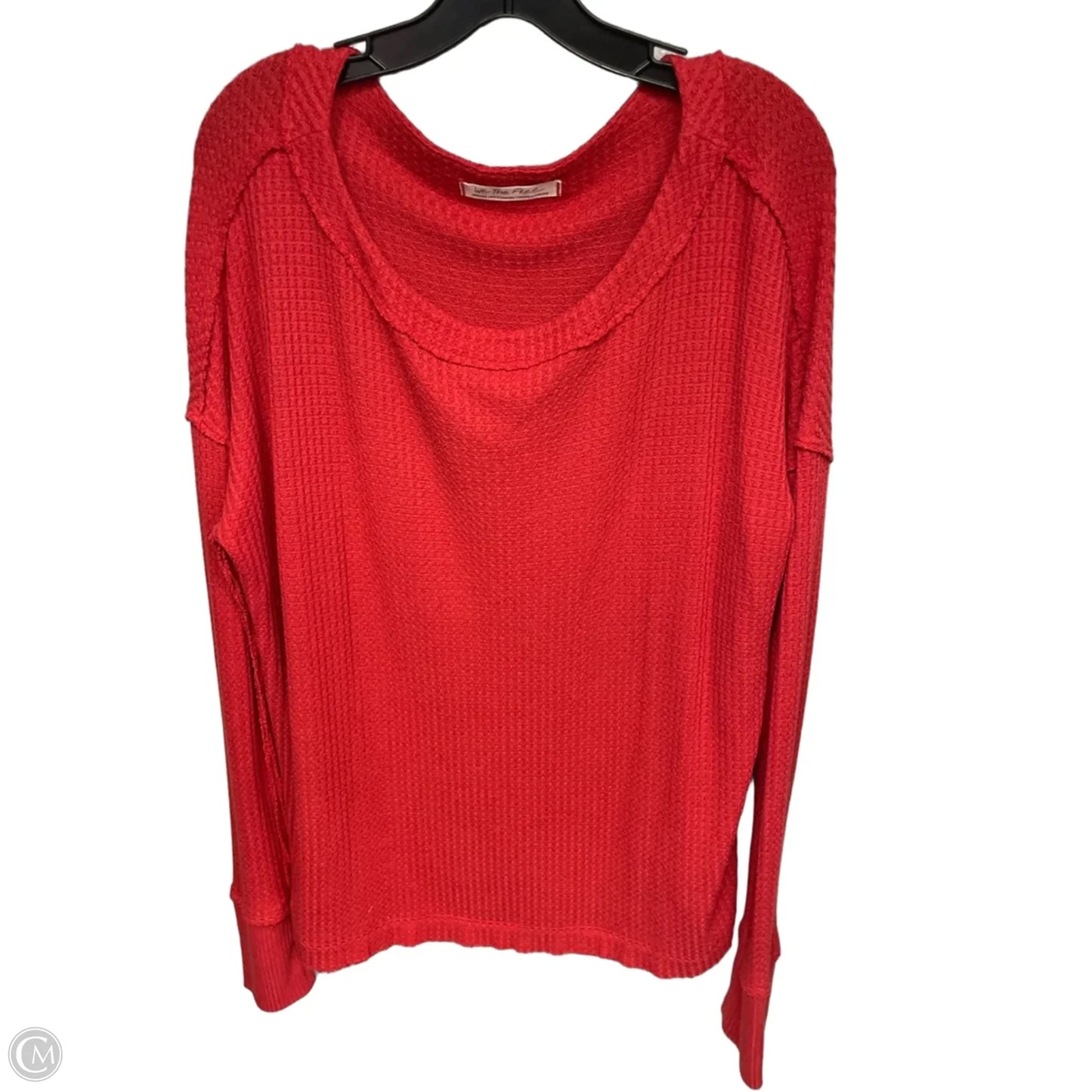 Top Long Sleeve By We The Free In Red, Size: M