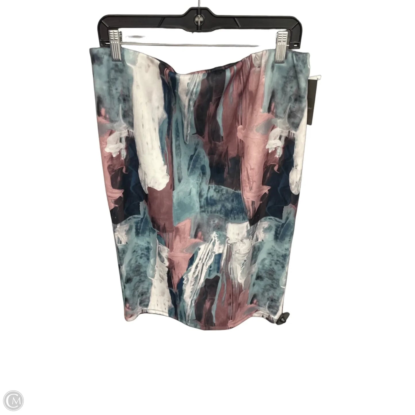 Skirt Maxi By Mossimo In Green & Pink, Size: Xl