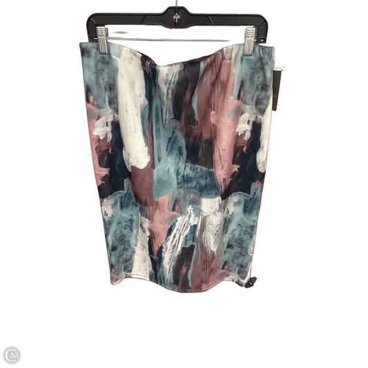 Skirt Maxi By Mossimo In Green & Pink, Size: Xl