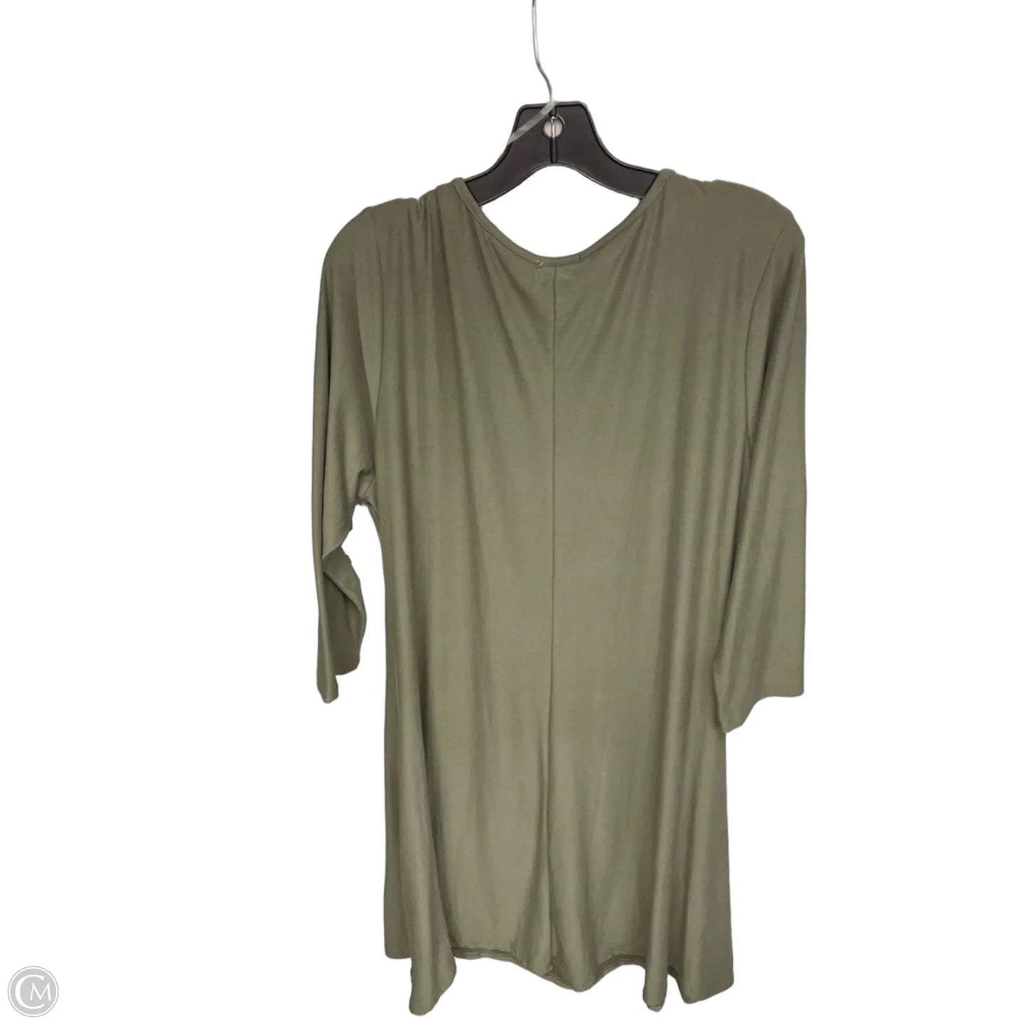 Dress Casual Midi By Allison Brittney In Green, Size: Xl