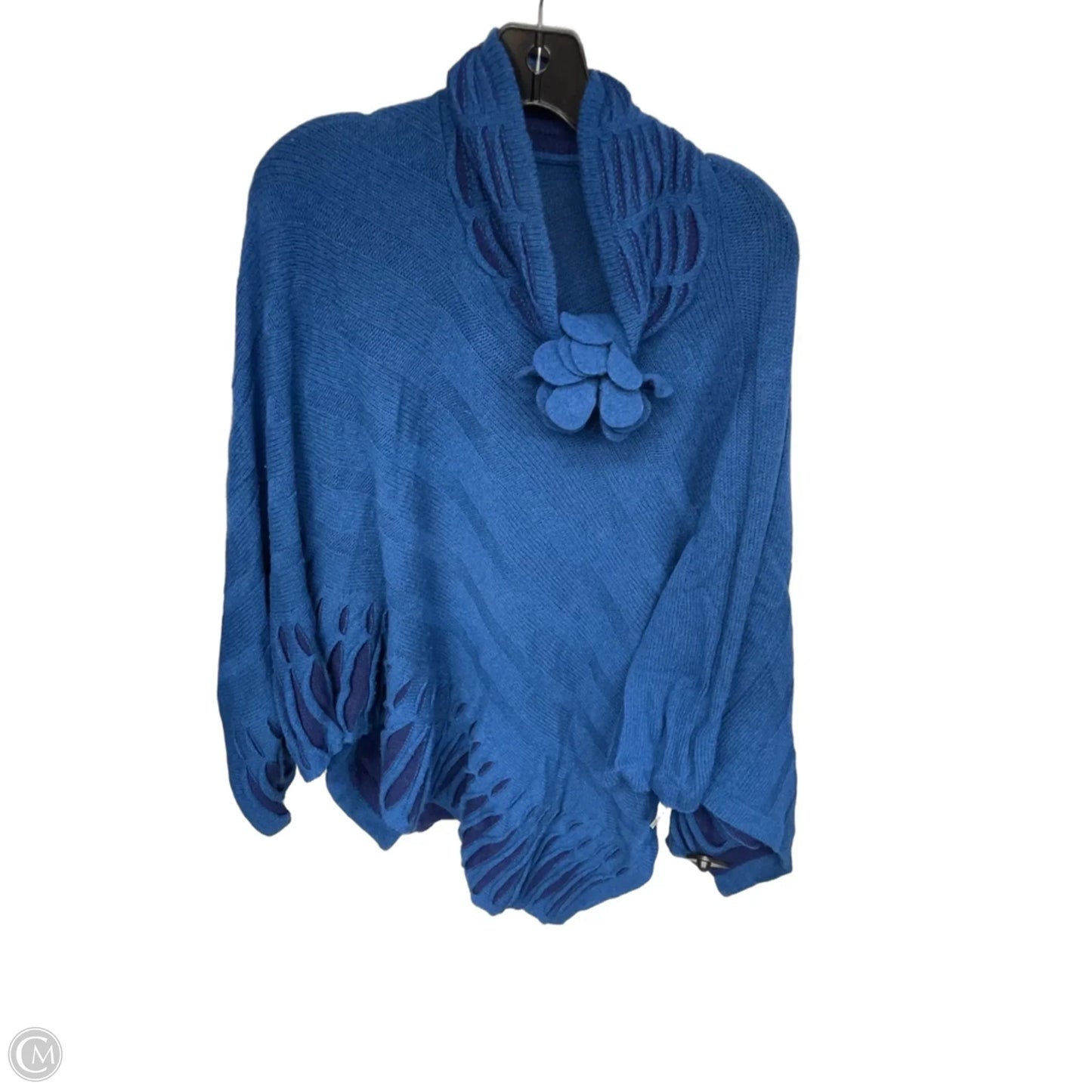 Sweater By Clothes Mentor In Teal, Size: Osfm