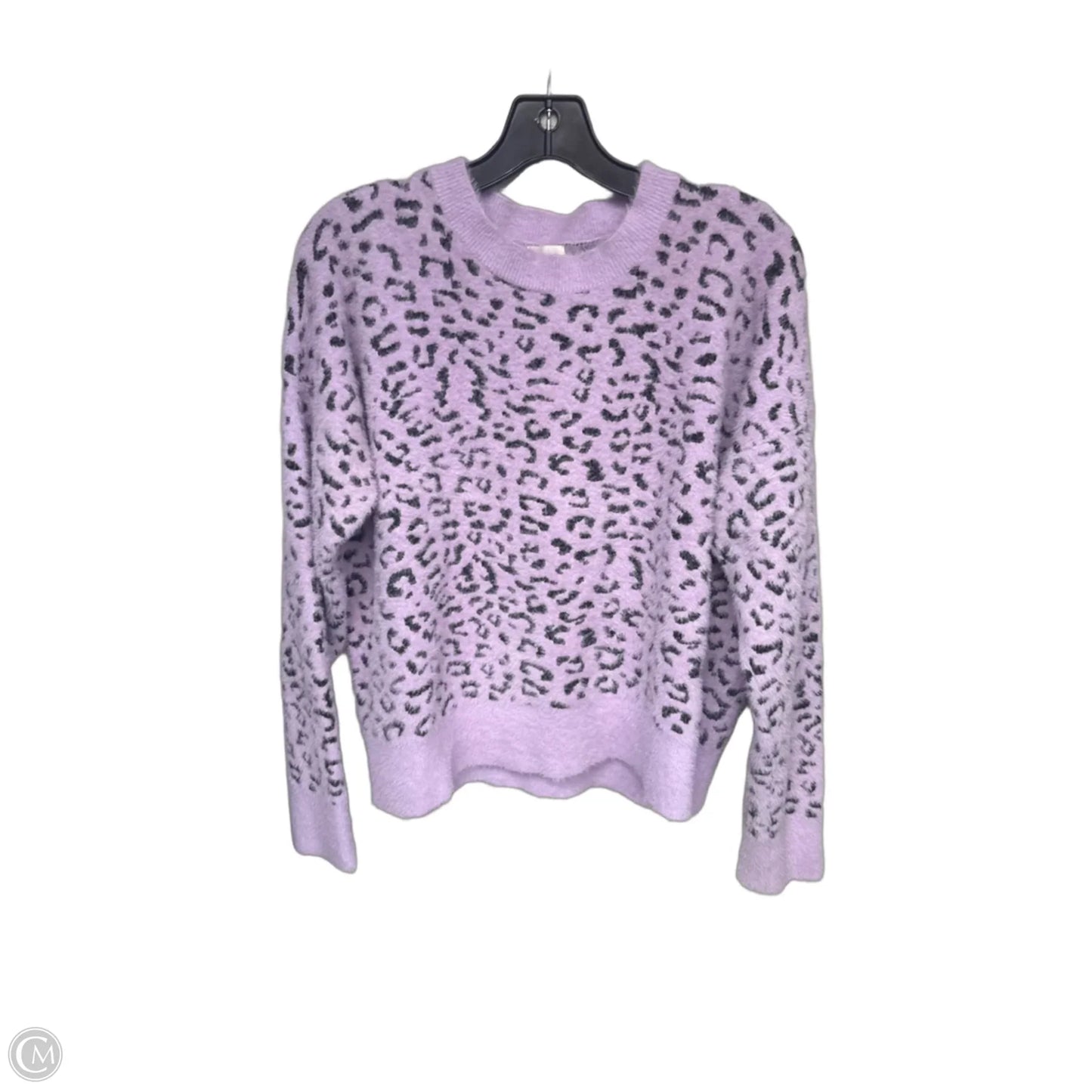 Sweater By Dee Elly In Black & Purple, Size: S