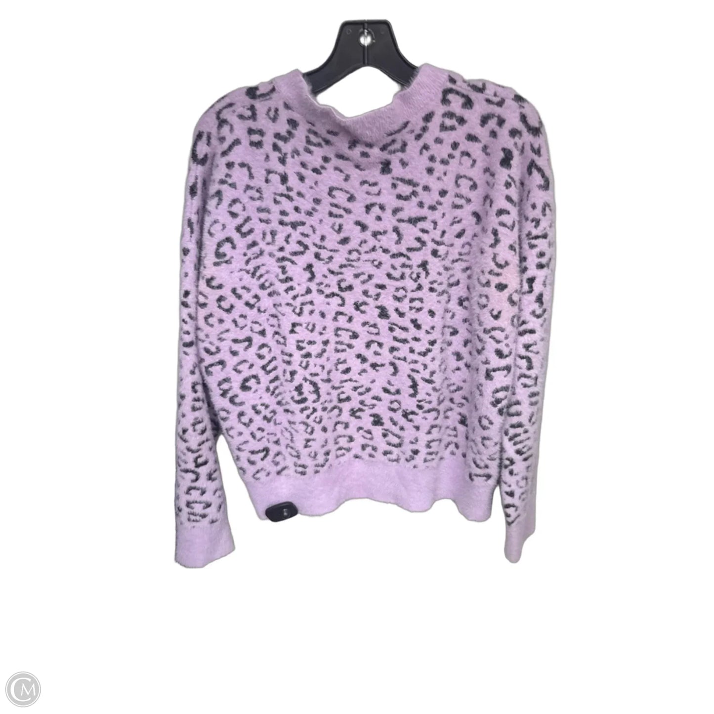 Sweater By Dee Elly In Black & Purple, Size: S