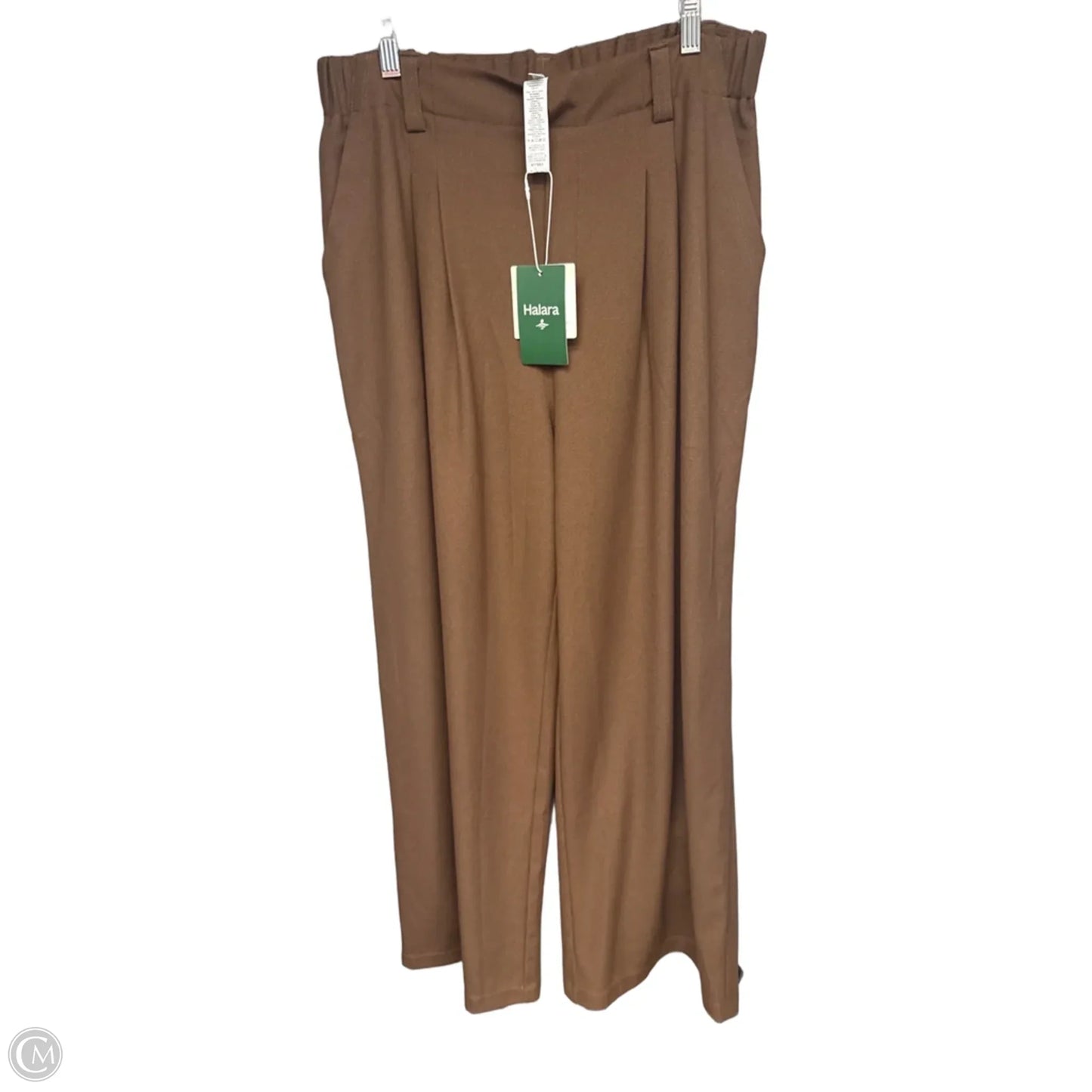 Pants Wide Leg By Halara In Brown, Size: L