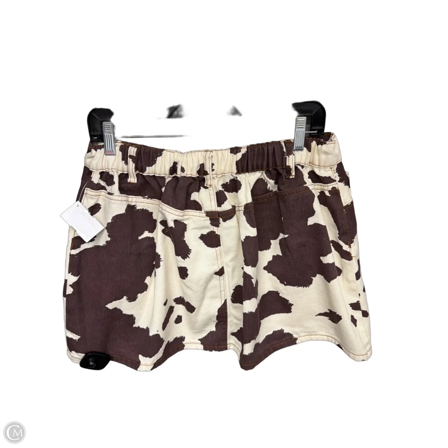 Skirt Mini & Short By Shein In Brown & Cream, Size: 1x