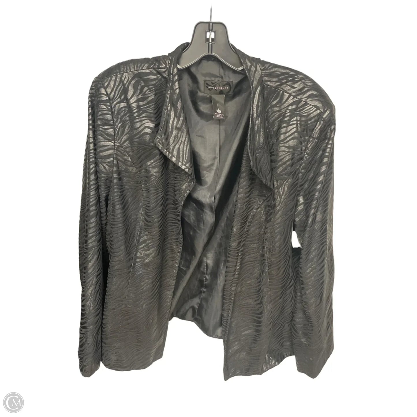 Blazer By Investments In Black, Size: 18
