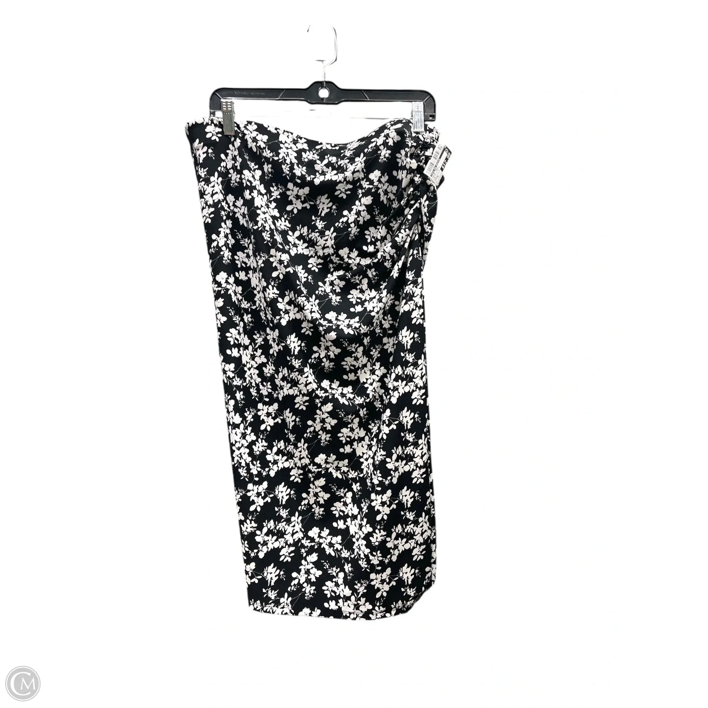 Skirt Maxi By 89th And Madison In Black & White, Size: Xl
