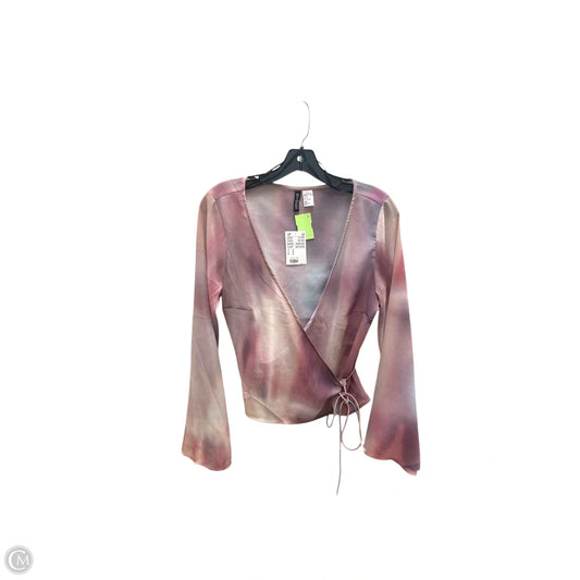 Top Long Sleeve By Divided In Purple, Size: M