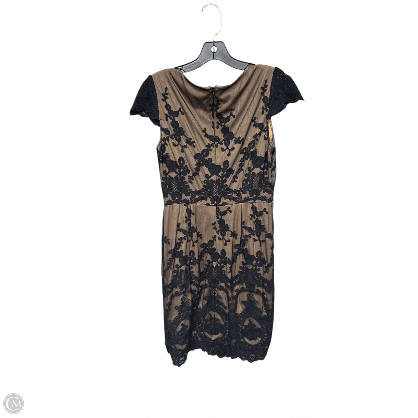 Dress Party Midi By Cynthia Steffe In Black & Cream, Size: 4