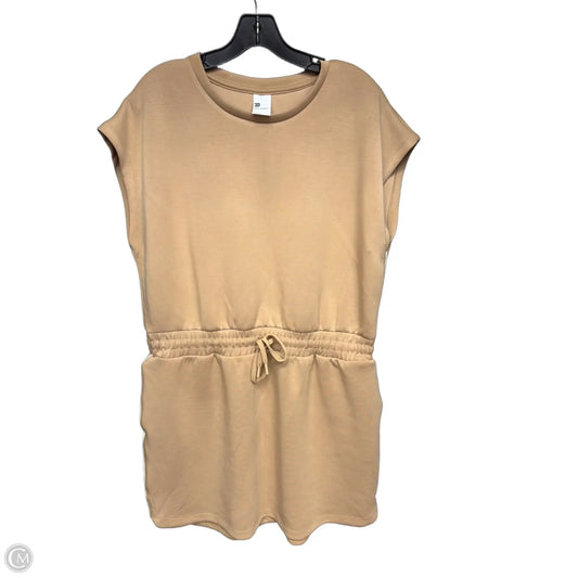 Athletic Dress By All In Motion In Tan & White, Size: L