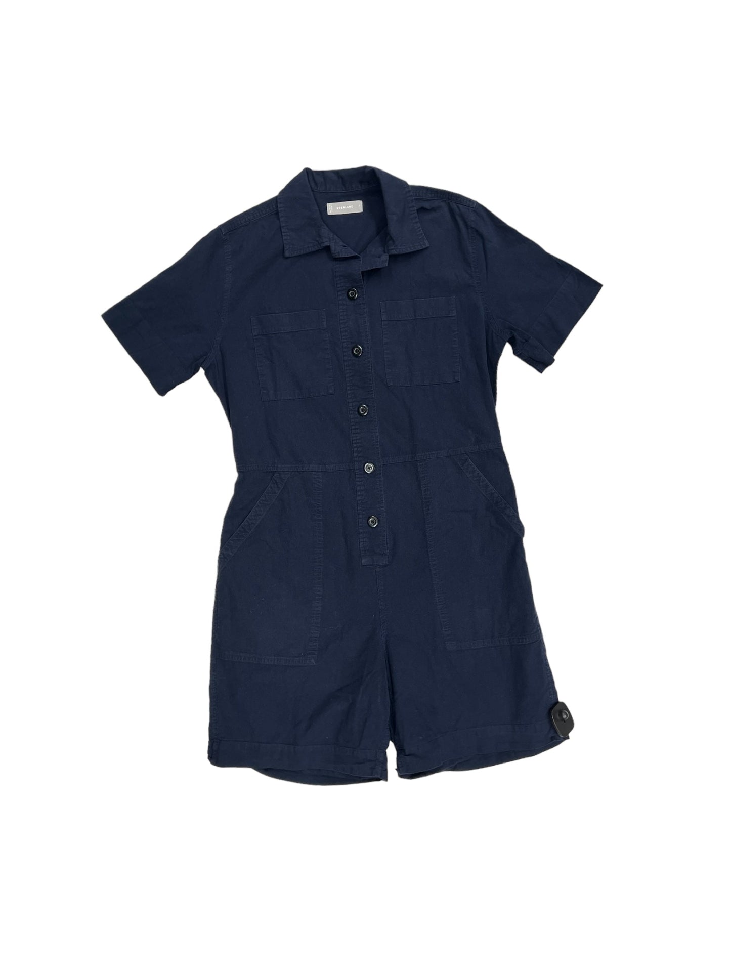 Navy Romper Everlane, Size 8