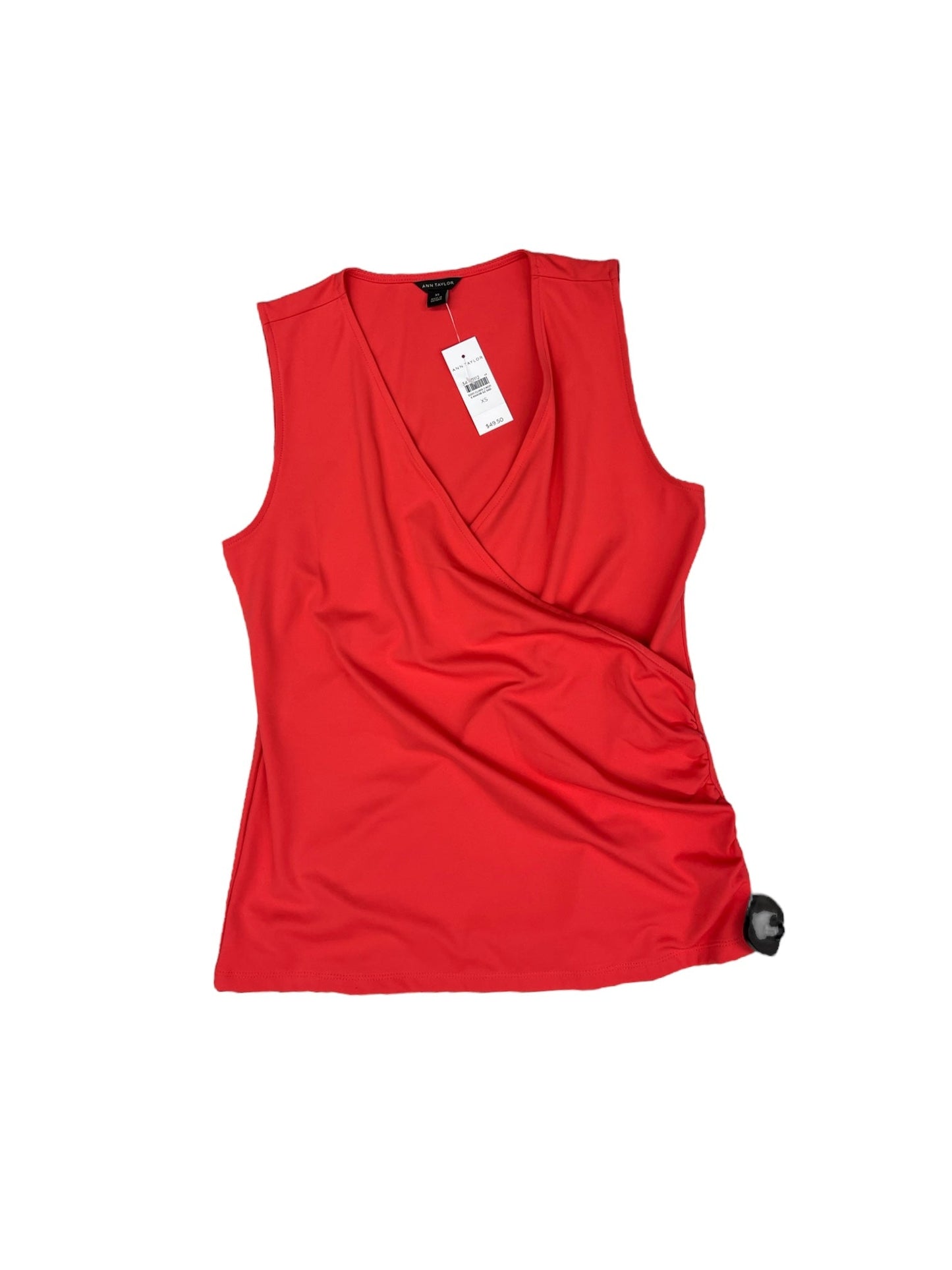 Coral Top Sleeveless Ann Taylor, Size Xs