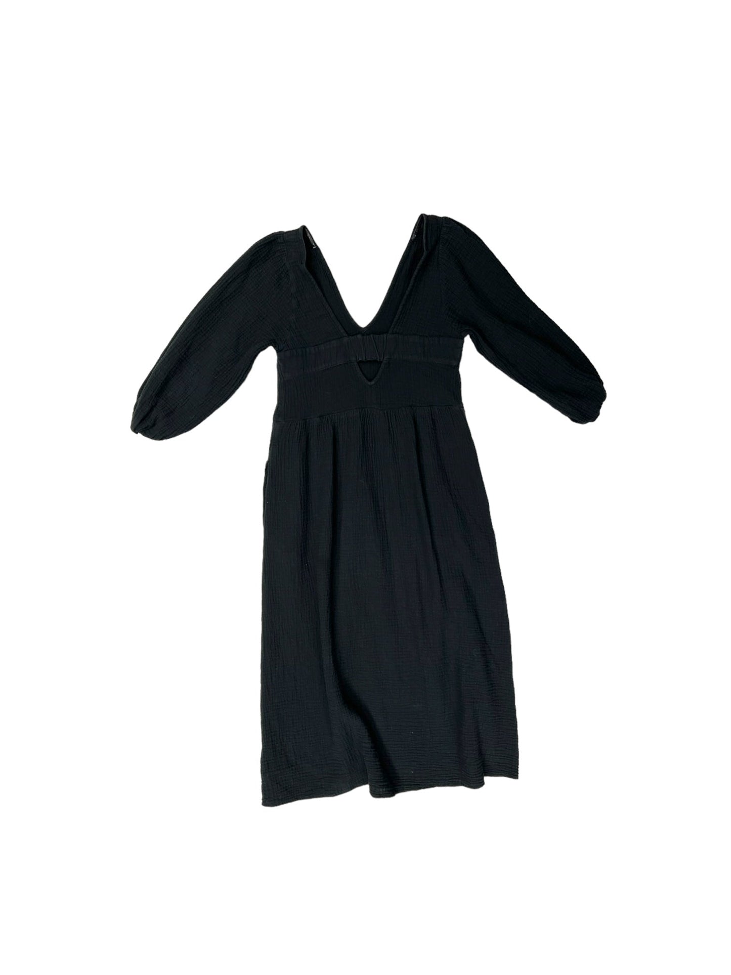 Dress Casual Maxi By Madewell In Black, Size: Xs