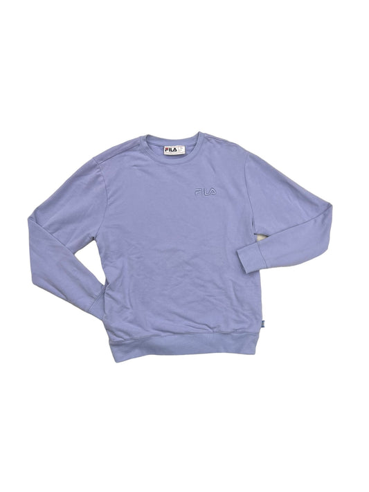 Athletic Sweatshirt Crewneck By Fila In Blue, Size: S