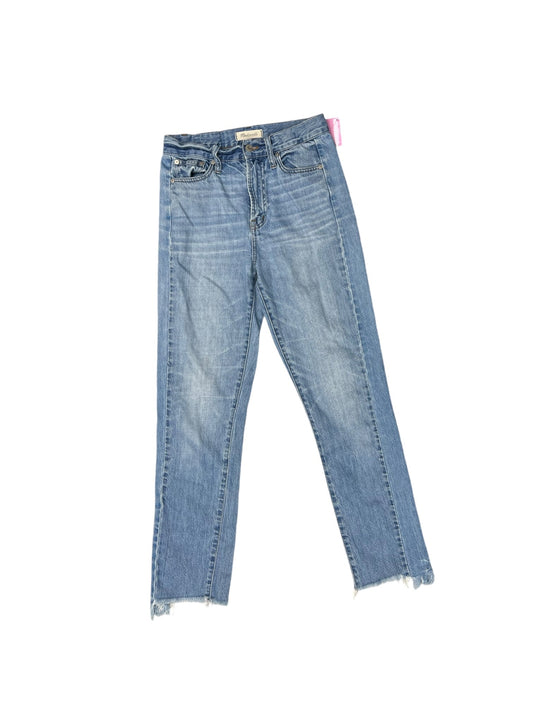 Jeans Straight By Madewell In Blue Denim, Size: 26