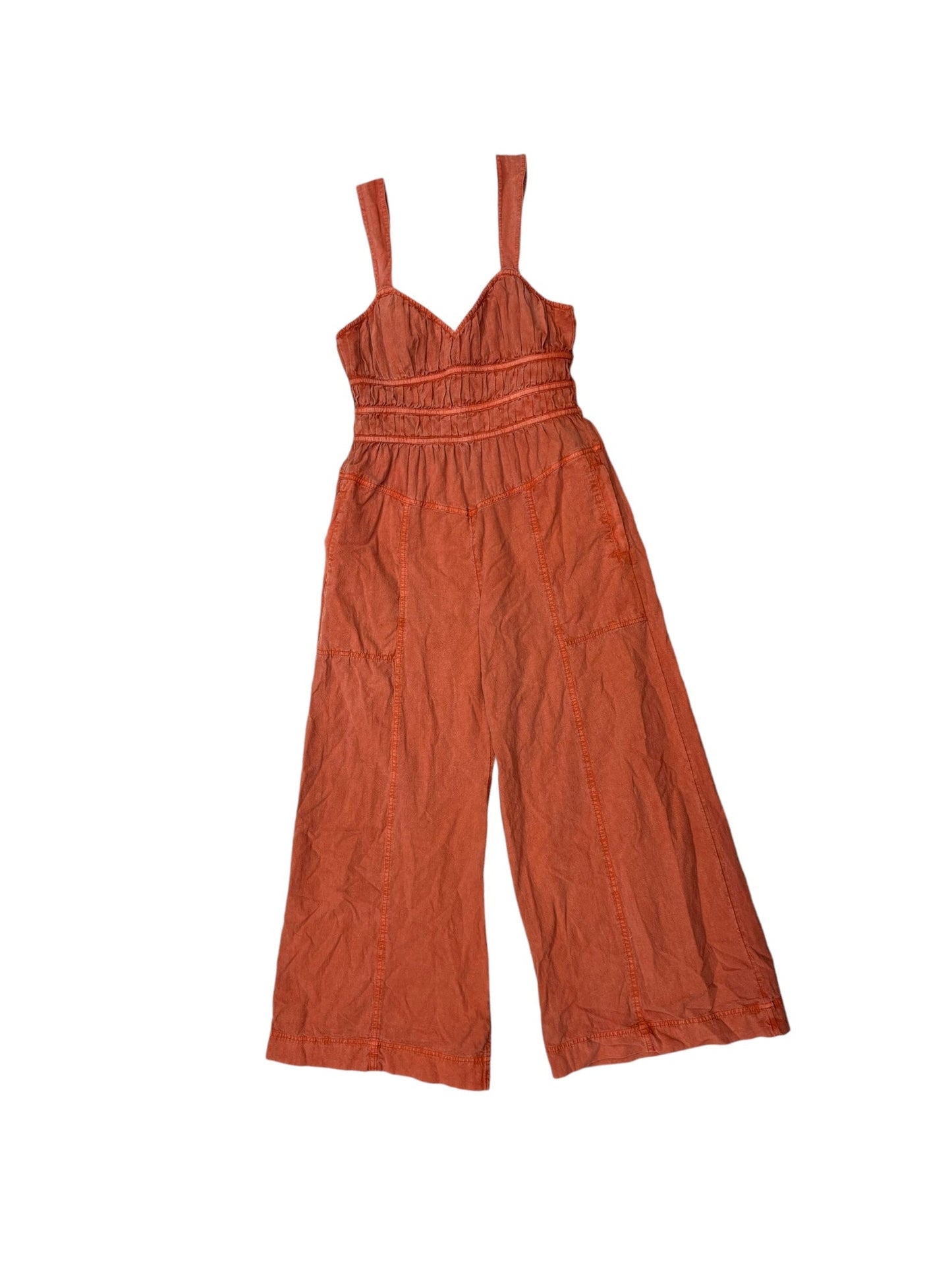 Jumpsuit By Free People In Orange, Size: S