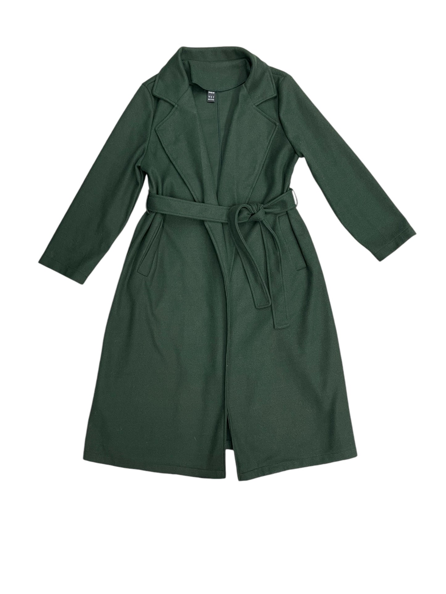 Coat Peacoat By Shein In Green, Size: S