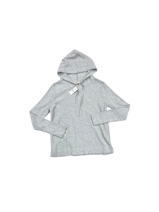 Sweatshirt Hoodie By Loft In Grey, Size: M