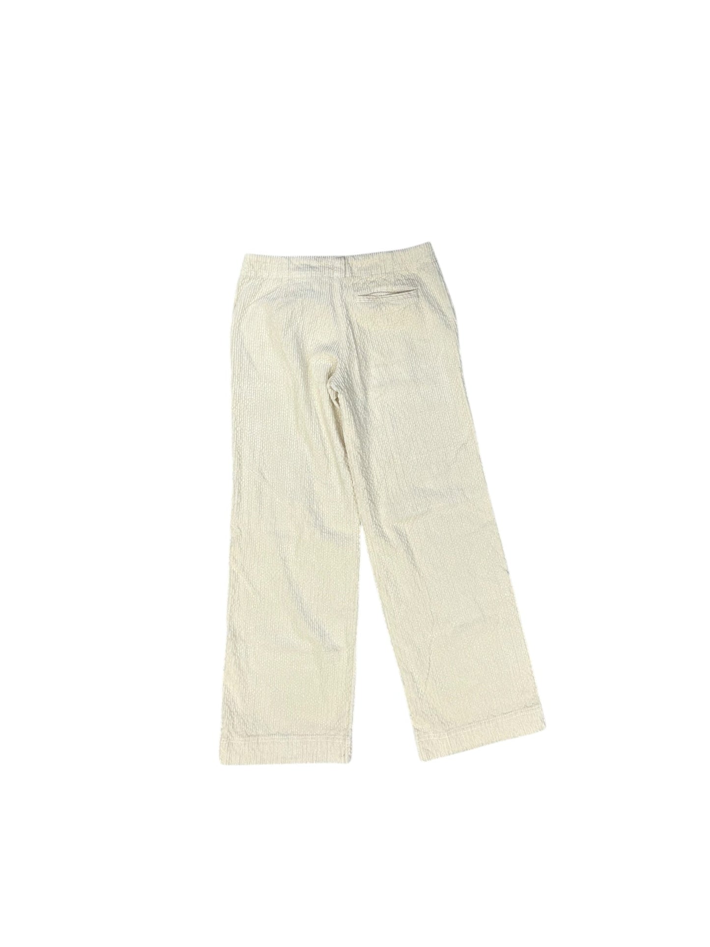 Pants Wide Leg By Anthropologie In Ivory, Size: Xs