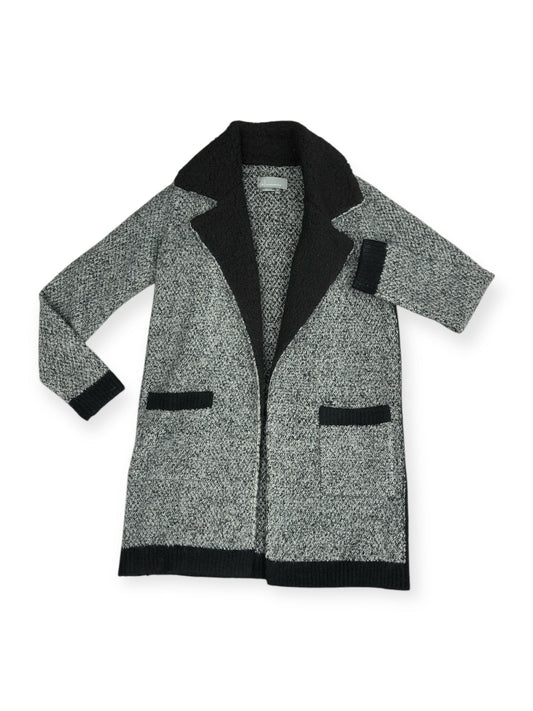 Cardigan By Anthropologie In Black & Grey, Size: Xs