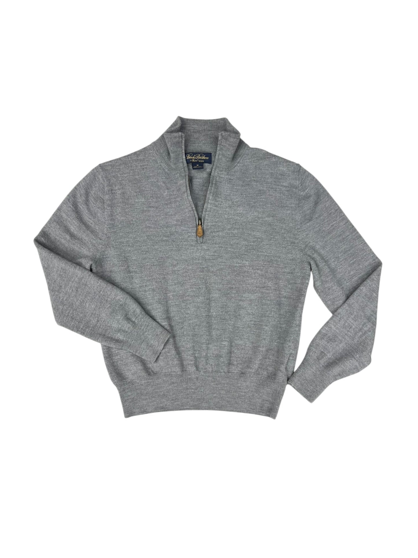 Sweater By Brooks Brothers In Grey, Size: M