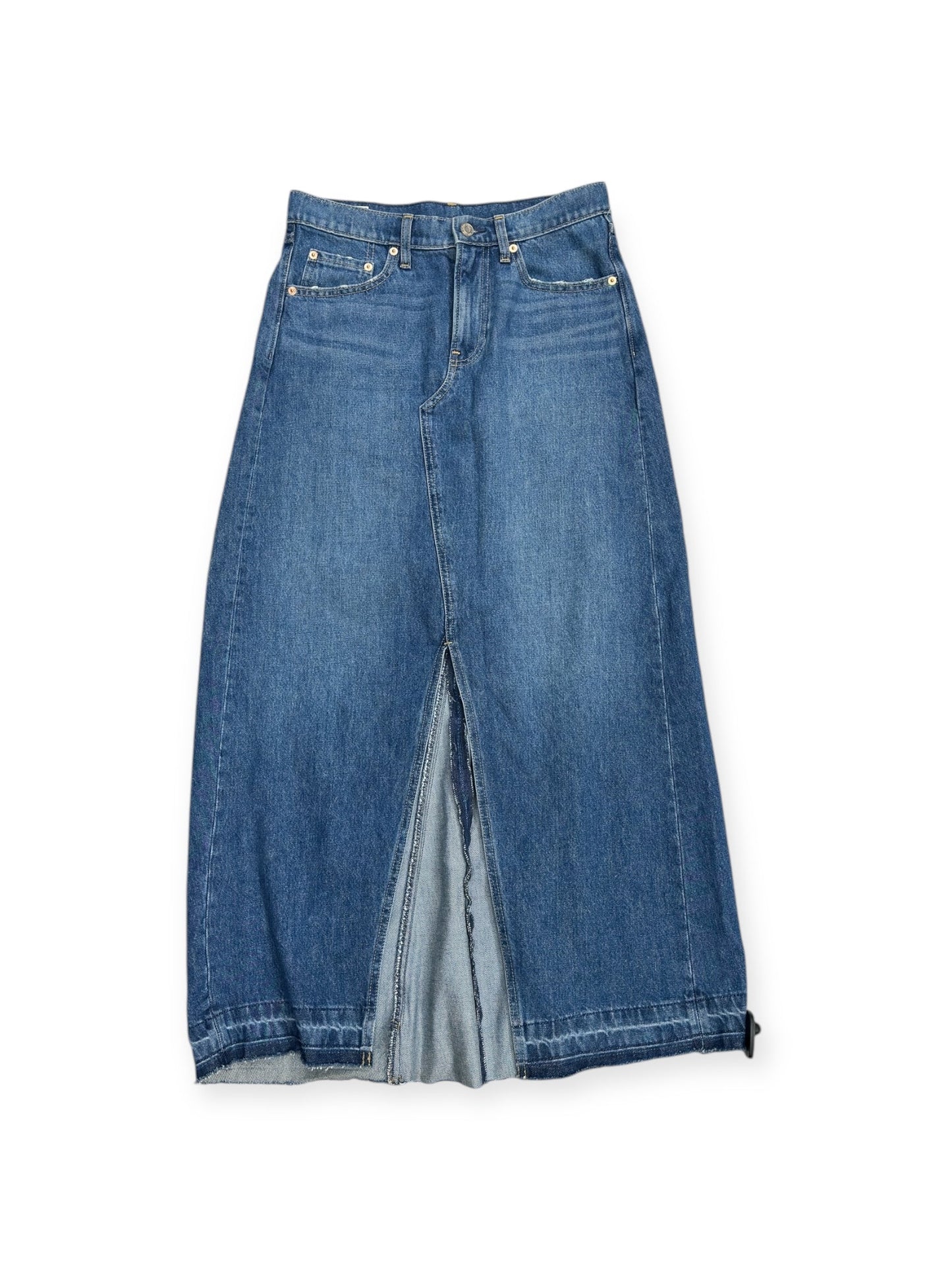 Skirt Maxi By Gap In Blue Denim, Size: 4