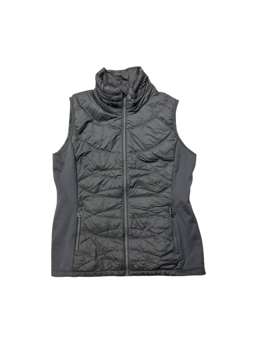 Vest Puffer & Quilted By Michael By Michael Kors In Grey, Size: L