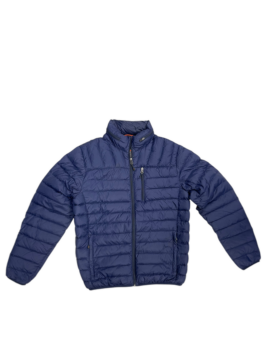 Jacket Puffer & Quilted By Hawk & Co In Navy, Size: S