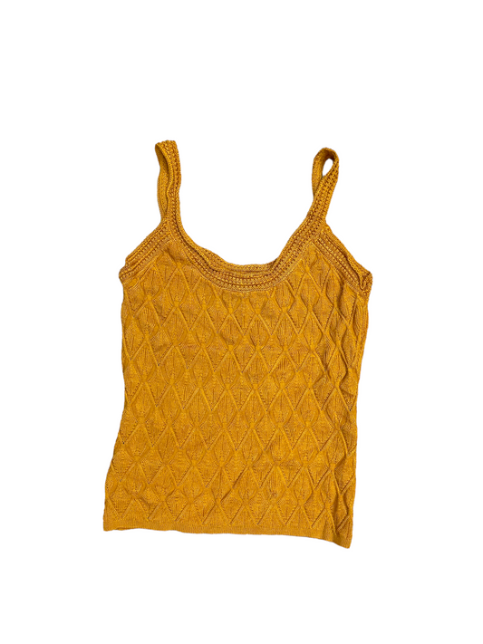 Tank Top By White House Black Market In Yellow, Size: Xs