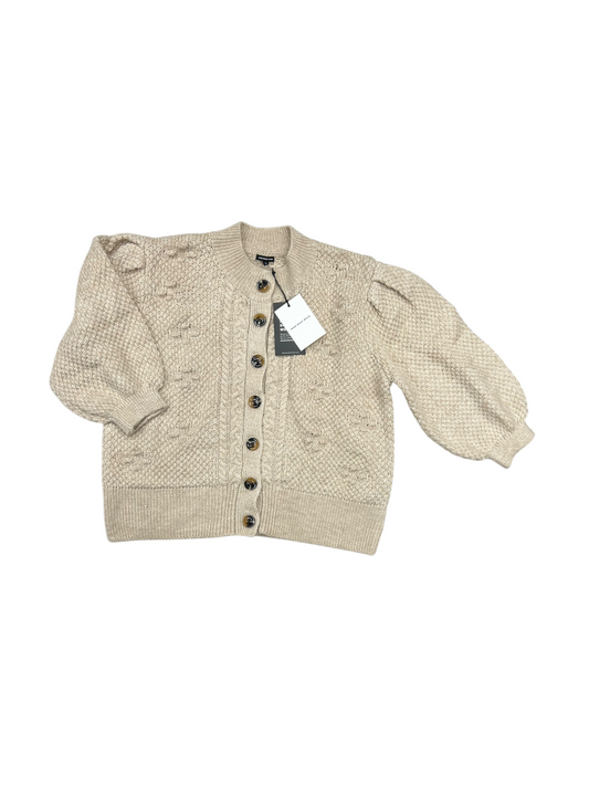 Cardigan By Who What Wear In Beige, Size: 1x