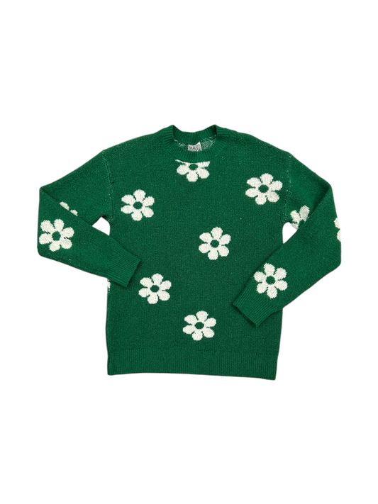 Sweater By MAJOR LABEL GROUP In Green & White, Size: S