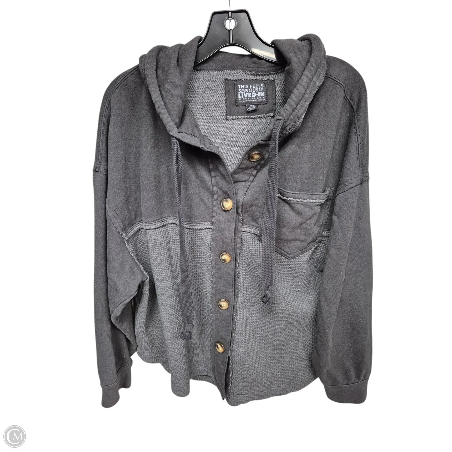 Sweatshirt Crewneck By American Eagle In Grey, Size: Xs