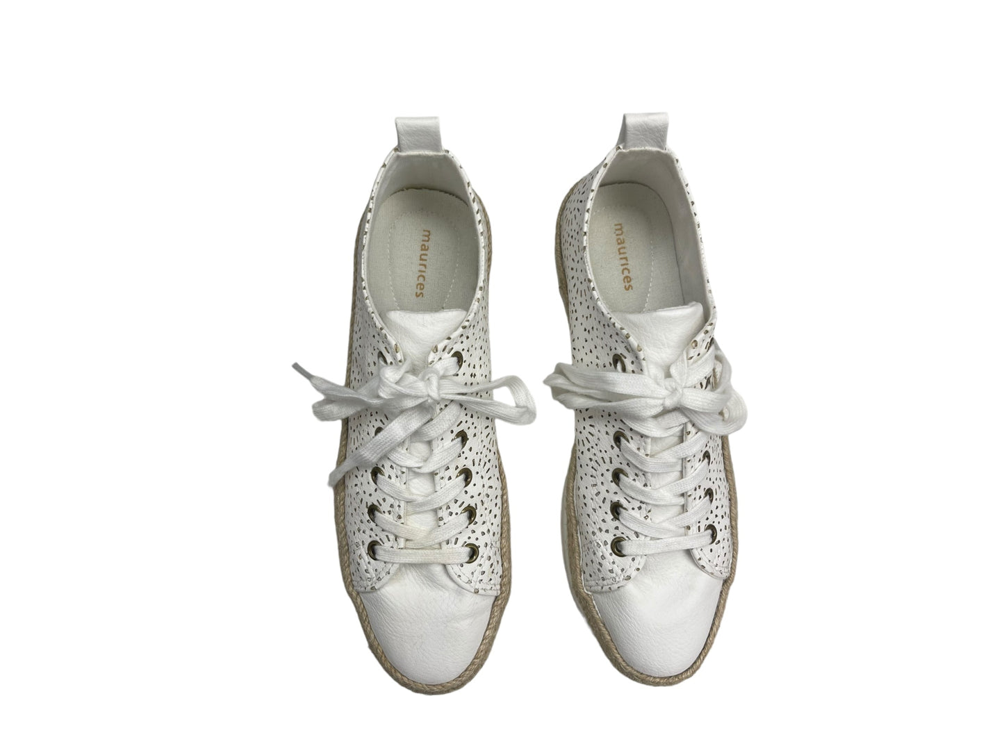 White Shoes Sneakers Maurices, Size 9