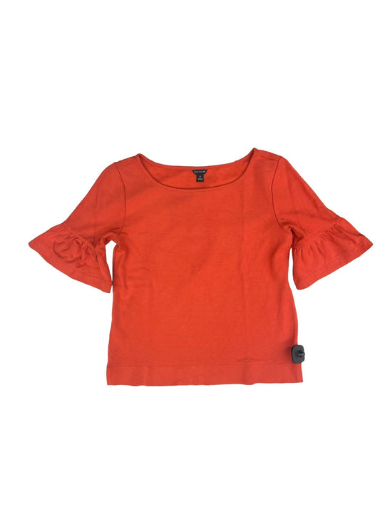 Orange Top Short Sleeve Ann Taylor, Size Xs