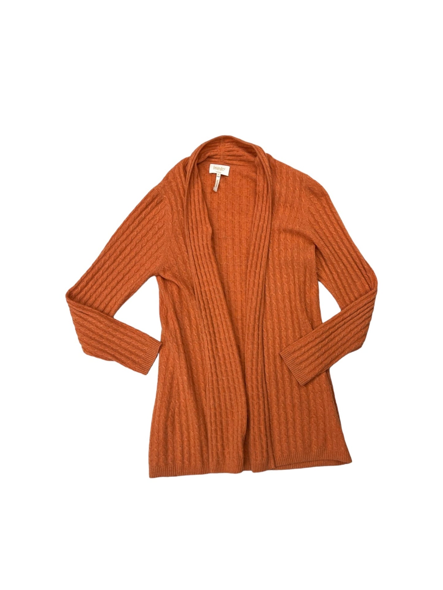 Cardigan By Laundry In Orange, Size: M