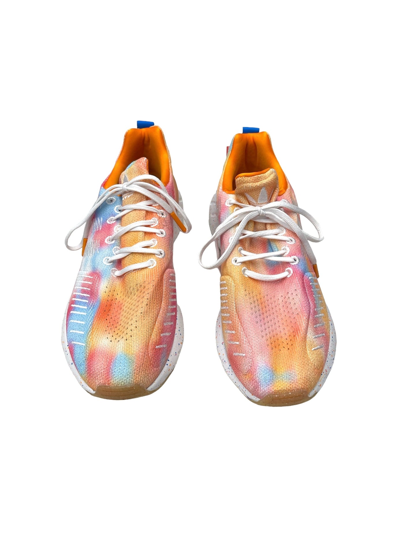 Shoes Athletic By Adidas In Tie Dye Print, Size: 10