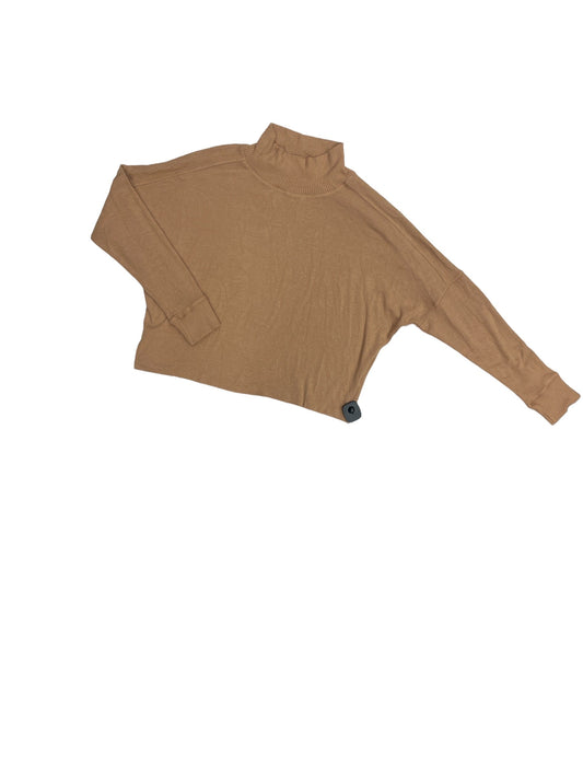 Top Long Sleeve By Michael Stars In Brown, Size: M