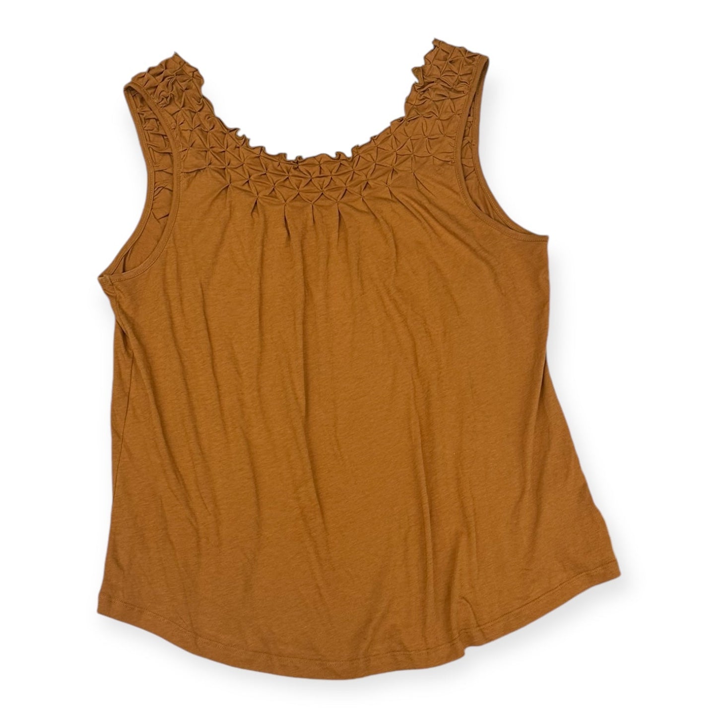 Top Sleeveless By Maeve In Orange, Size: L