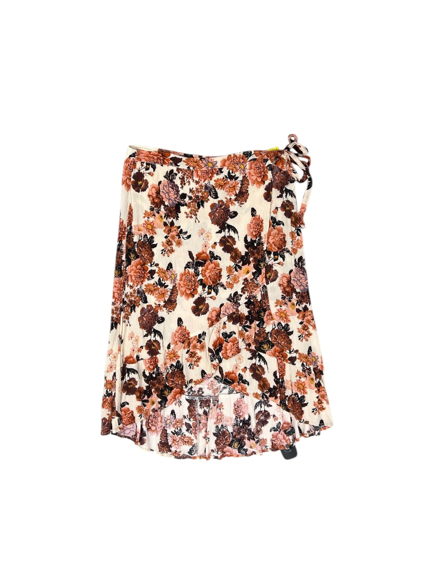 Skirt Midi By Knox Rose In Floral Print, Size: Xl