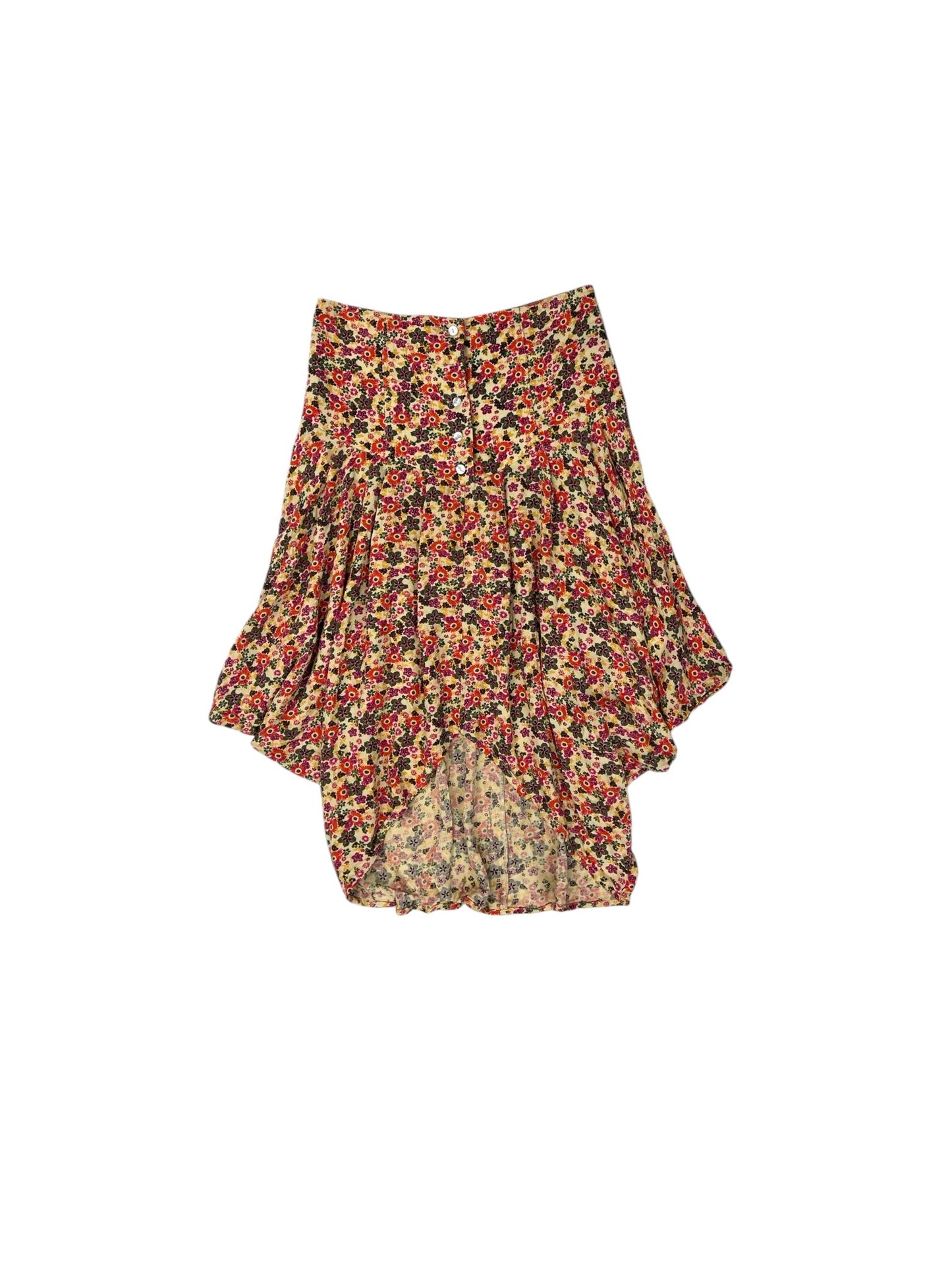 Skirt Midi By Free People In Floral Print, Size: 4