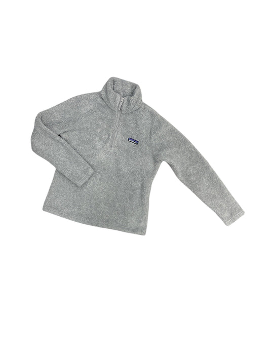 Jacket Fleece By Patagonia In Grey, Size: M