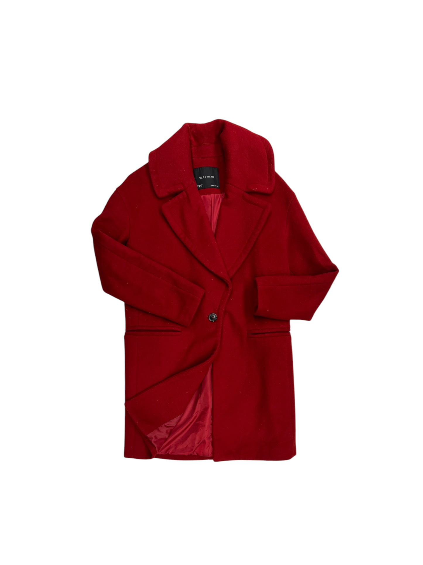 Jacket Other By Zara Basic In Red, Size: M