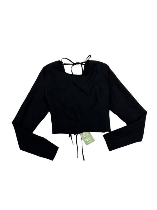 Top Long Sleeve By H&m In Black, Size: L